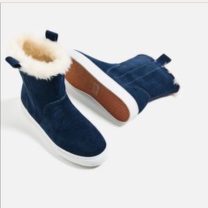 Brand new winter booties . Zara . Never used .